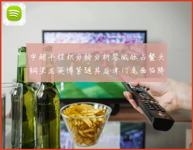 中超半程积分榜分析蓉城独占鳌头铜梁龙英博紧随其后津门虎面临降级危机